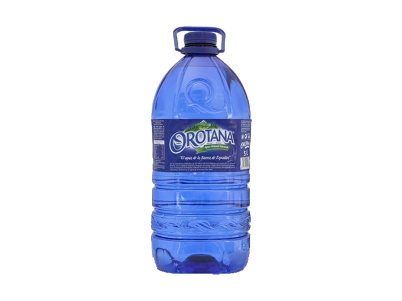 Garrafa de agua mineral natural